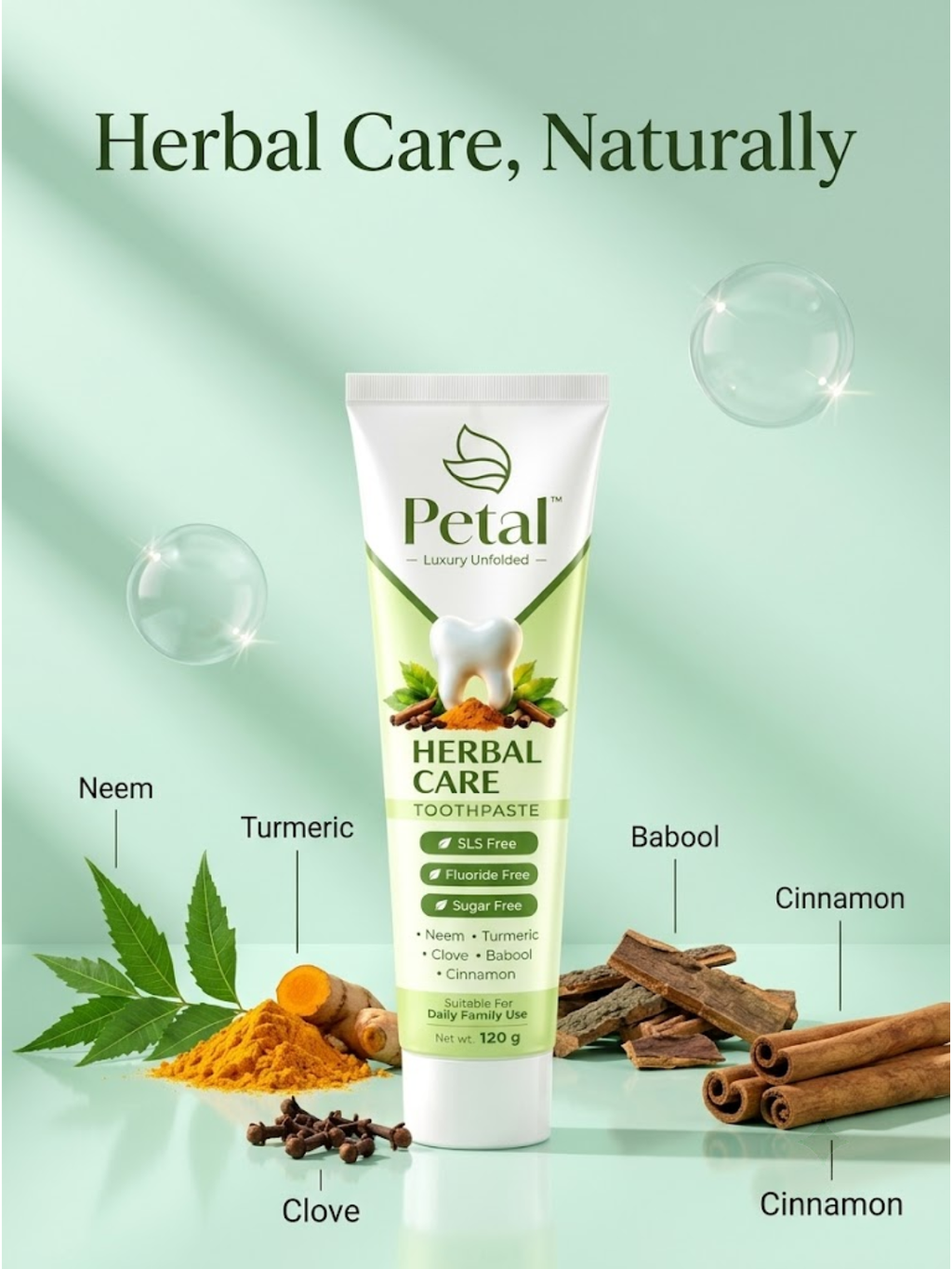 Petal Herbal Toothpaste
