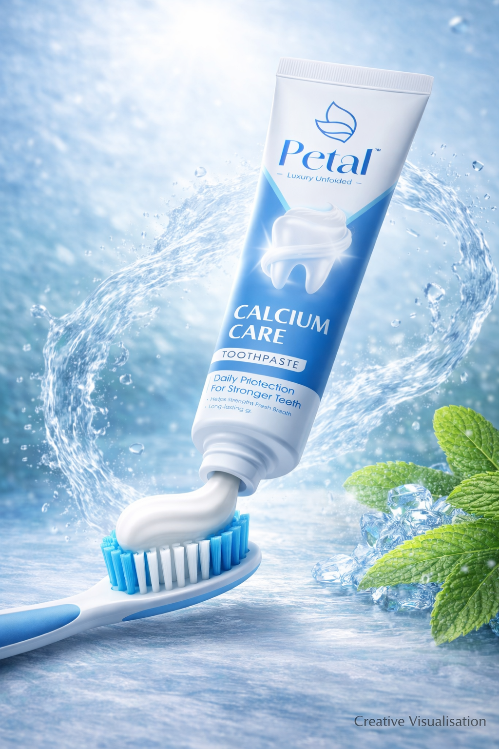Petal Dental Super Saver Combo (3 Herbal Toothpaste + 3 Calcium Toothpaste)