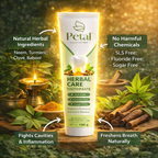 Travel Pack 15g*12 Qty- Petal Herbal Toothpaste