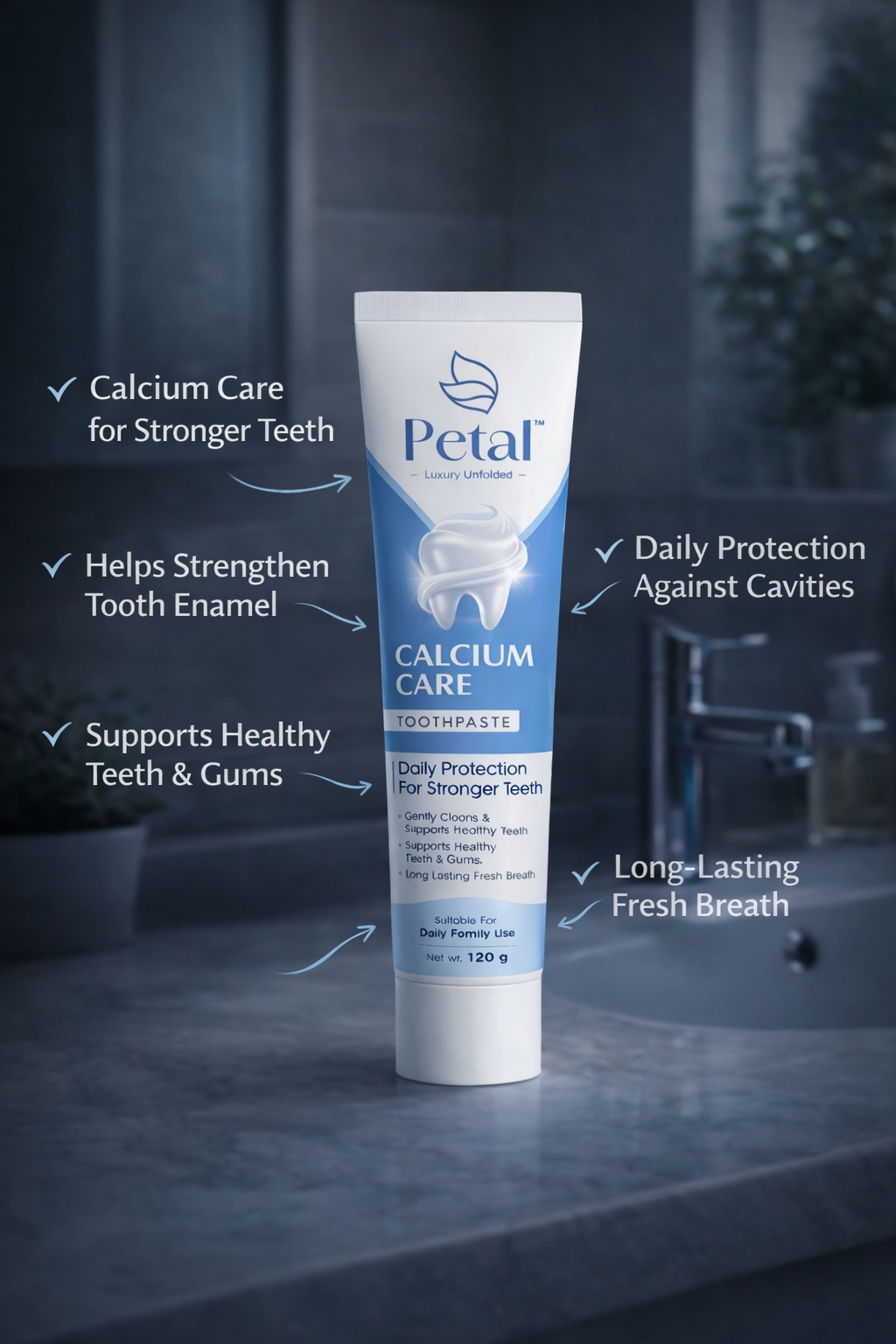 Petal Value Combo(250gm Classic+250 Gm Elaichi Tea & Dental care Duo)