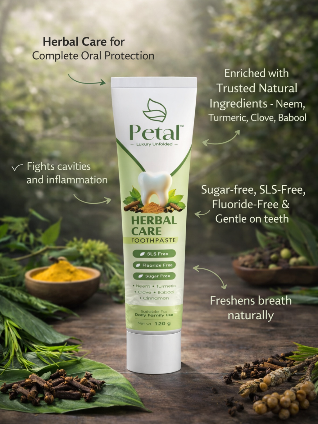Petal Herbal Toothpaste
