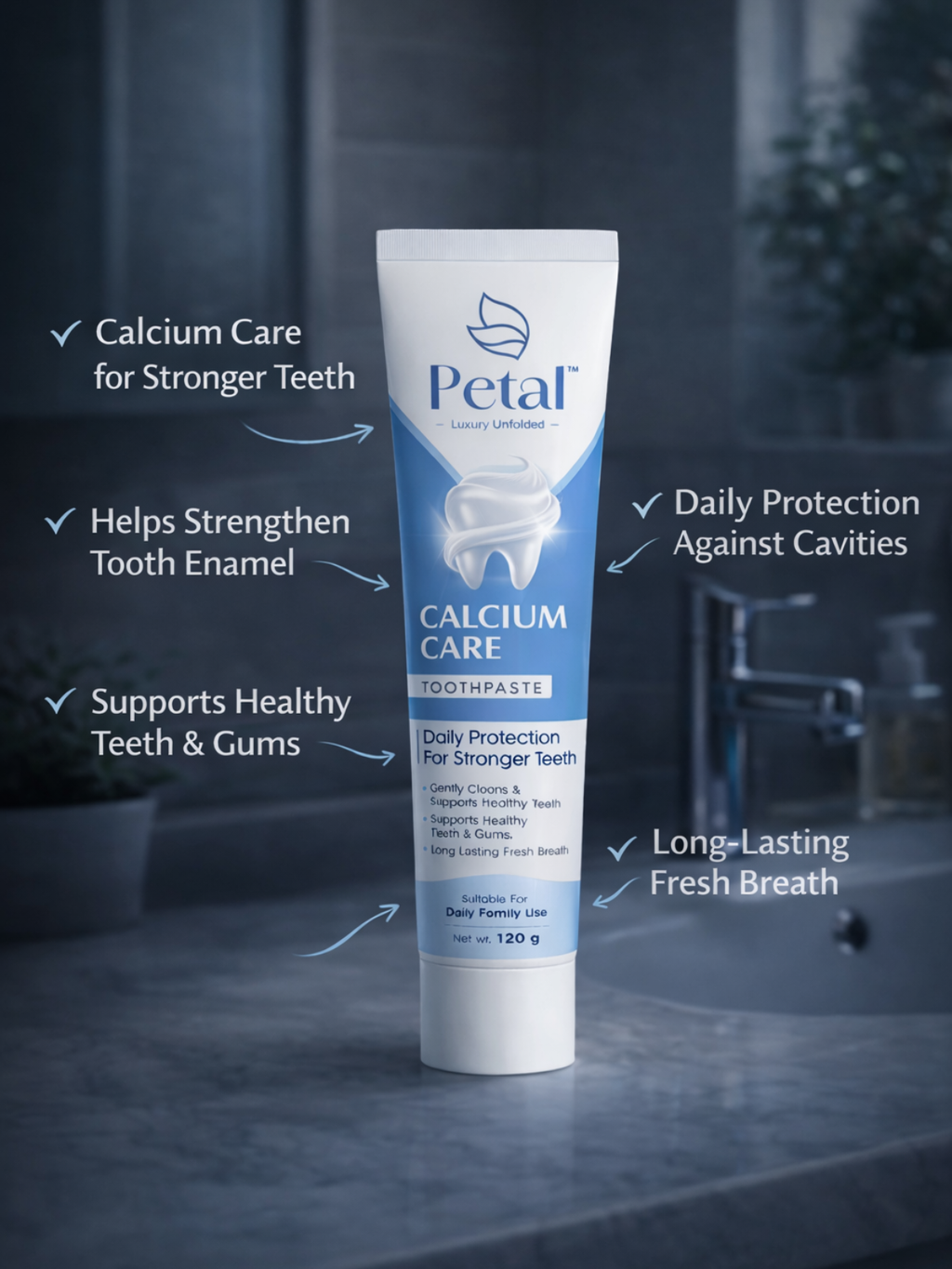 Petal Calcium Toothpaste