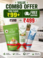 Petal Value Combo (500g Premium Elaichi mix Tea | 1 herbal + 1 calcium care toothpaste)