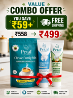 Petal Value Combo (500g Classic Tea | 1 calcium + 1 herbal toothpaste)