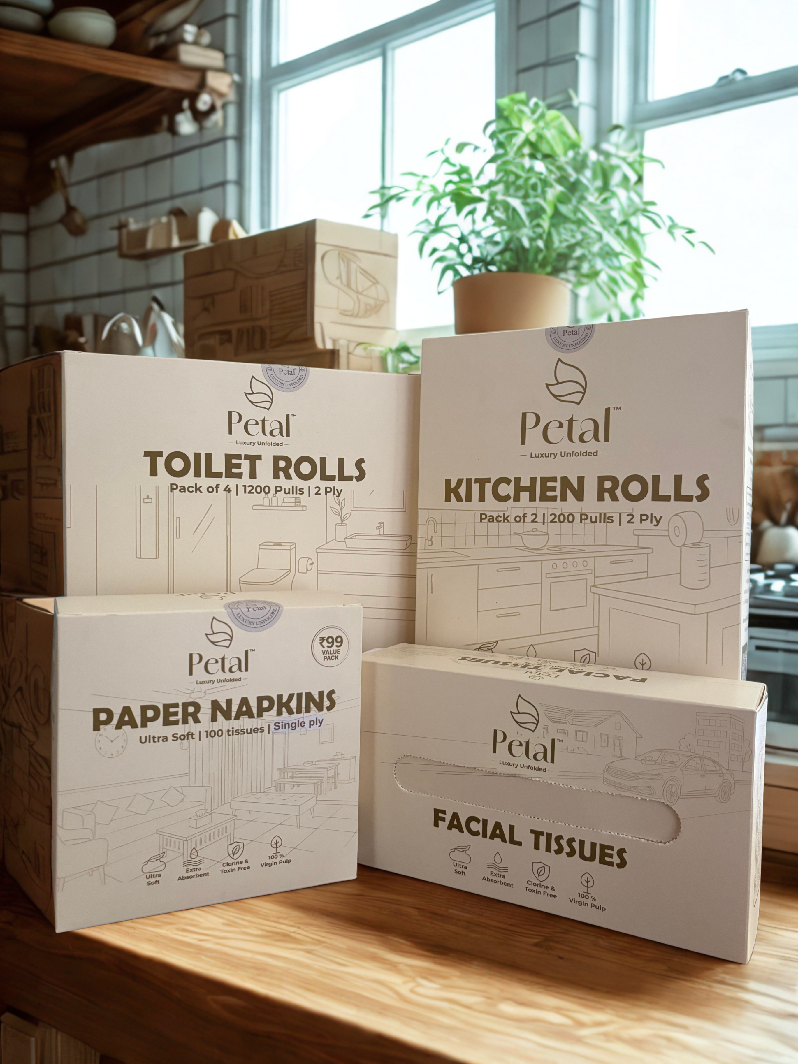 Petal Premium Home Essentials pack
